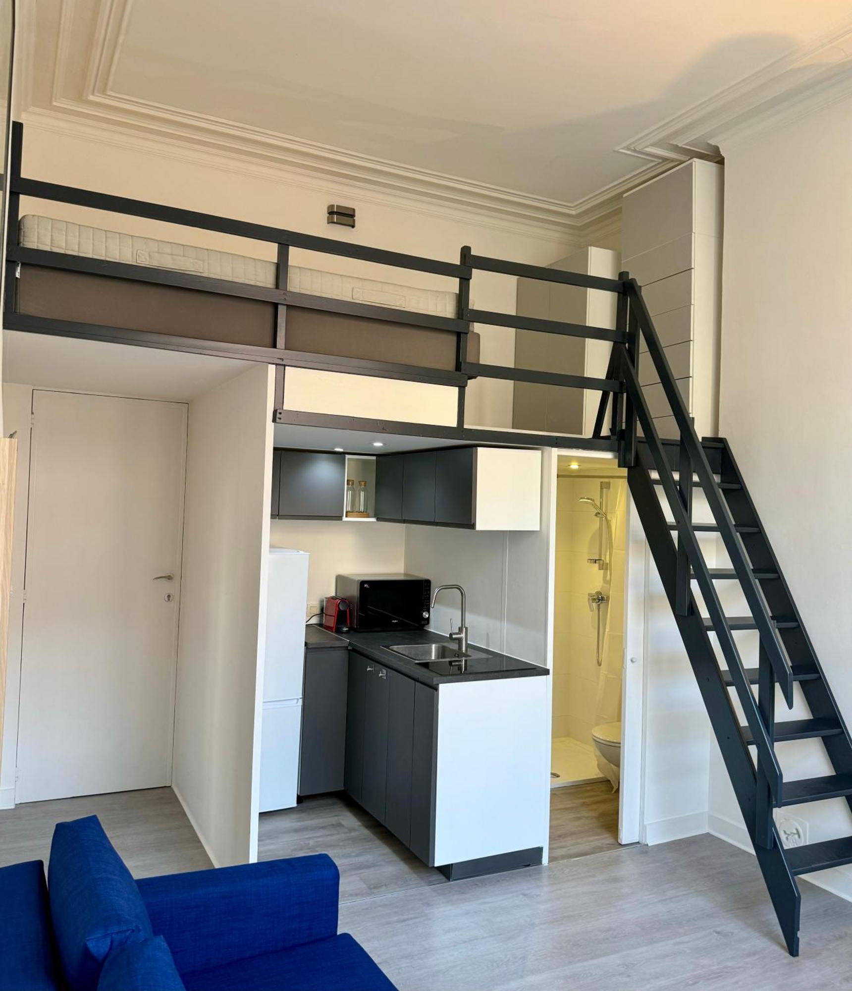 Studio Avec Chambre En Mezzanine 브뤼셀 외부 사진